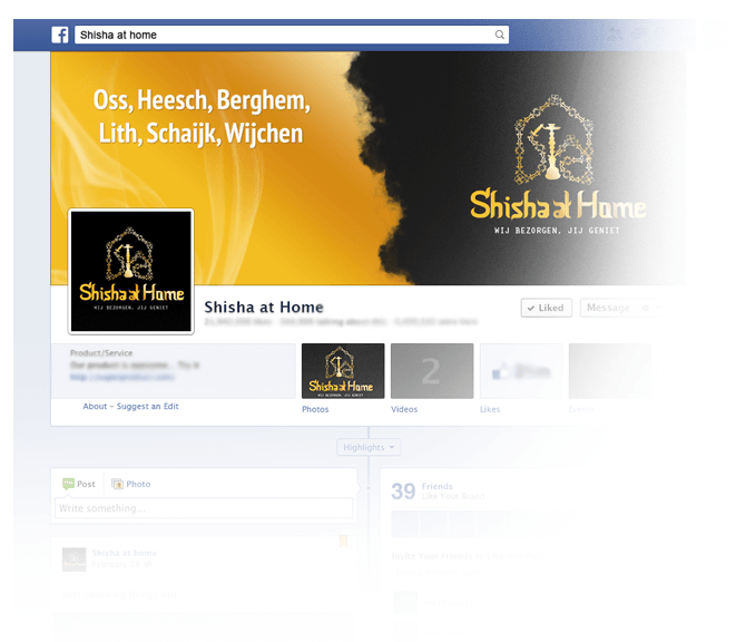 Gevonden worden via Facebook - Facebook optimalisatie - Shisha at Home