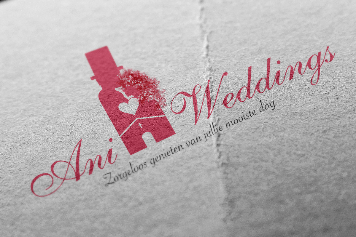 Ani wedding. logo ontwerp weddingplanner. Logo inspiratie weddingplanner