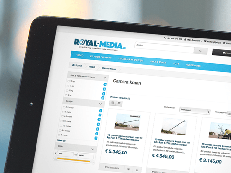 Webwinkel ontwikkeling Royal-Media