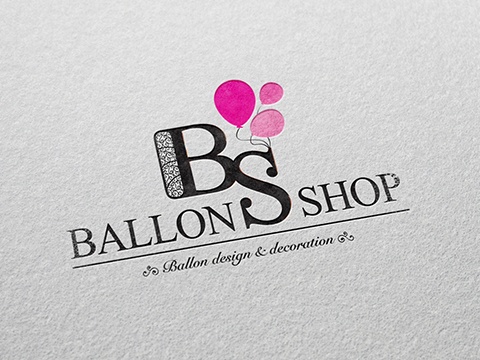 Ballonshop logo ontwerp